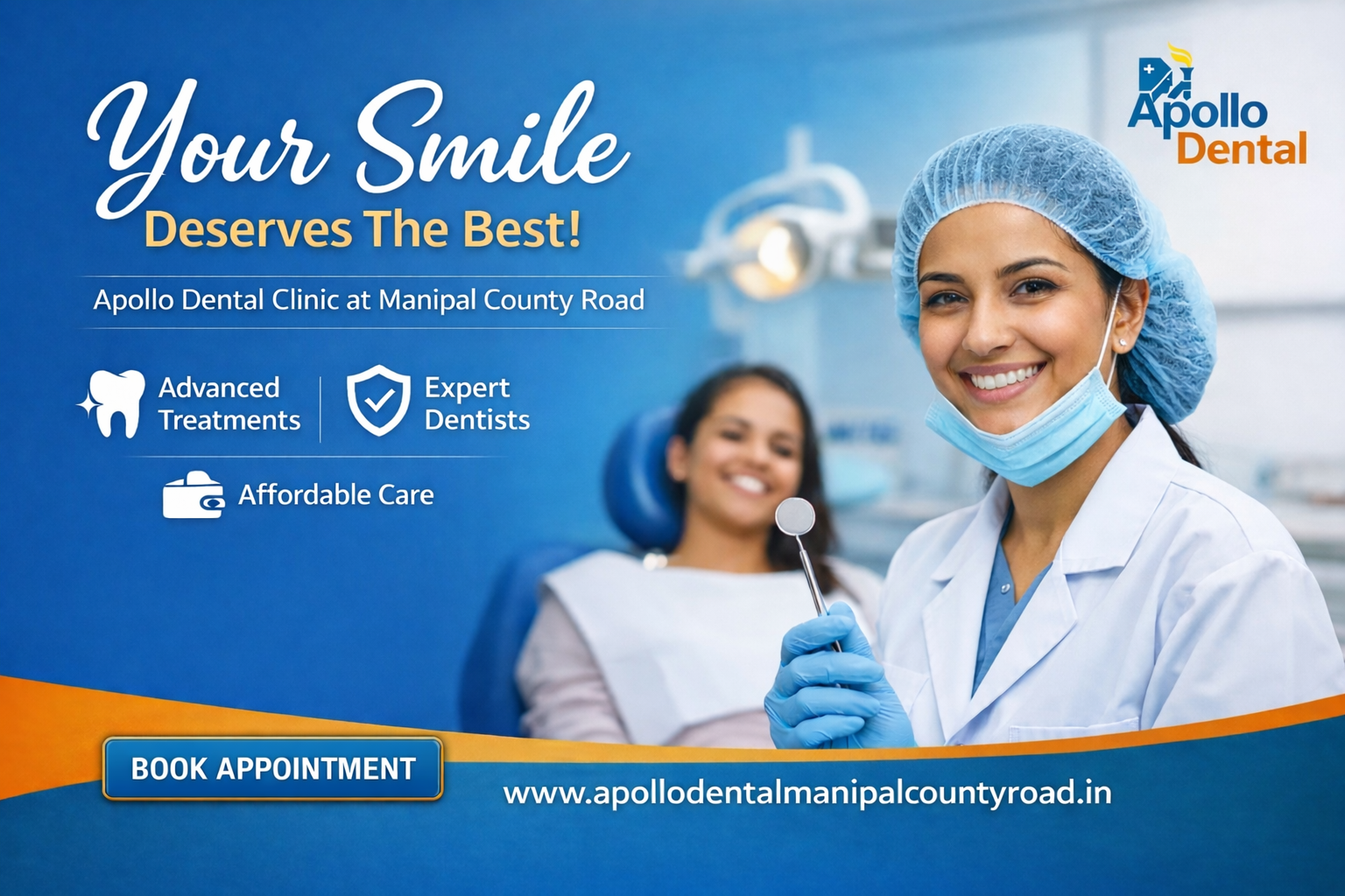 Apollo Dental Clinic – Manipal County Road